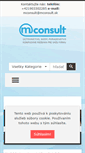 Mobile Screenshot of mconsult.sk